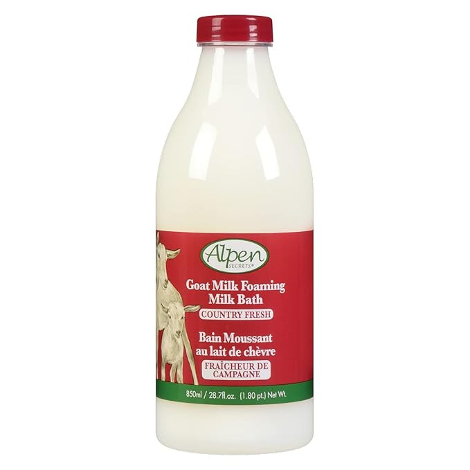 Alpen Secrets Goat Milk Foaming Milk Bath 28.7 oz Bottles ( Pack of 2) (FG850FB)       Add to Log... | Amazon (US)