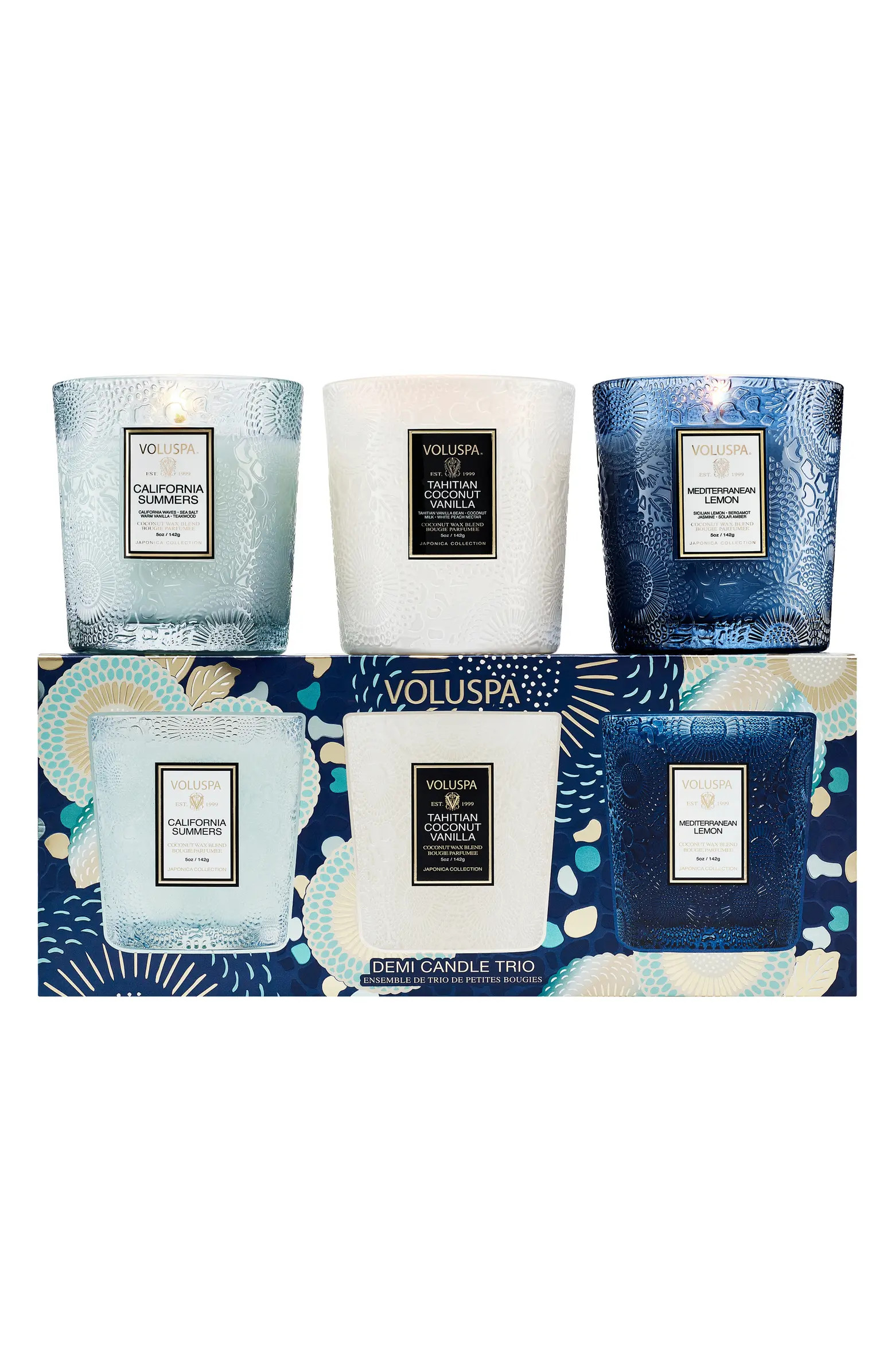 Coastal Getaway Demi Candle Trio | Nordstrom