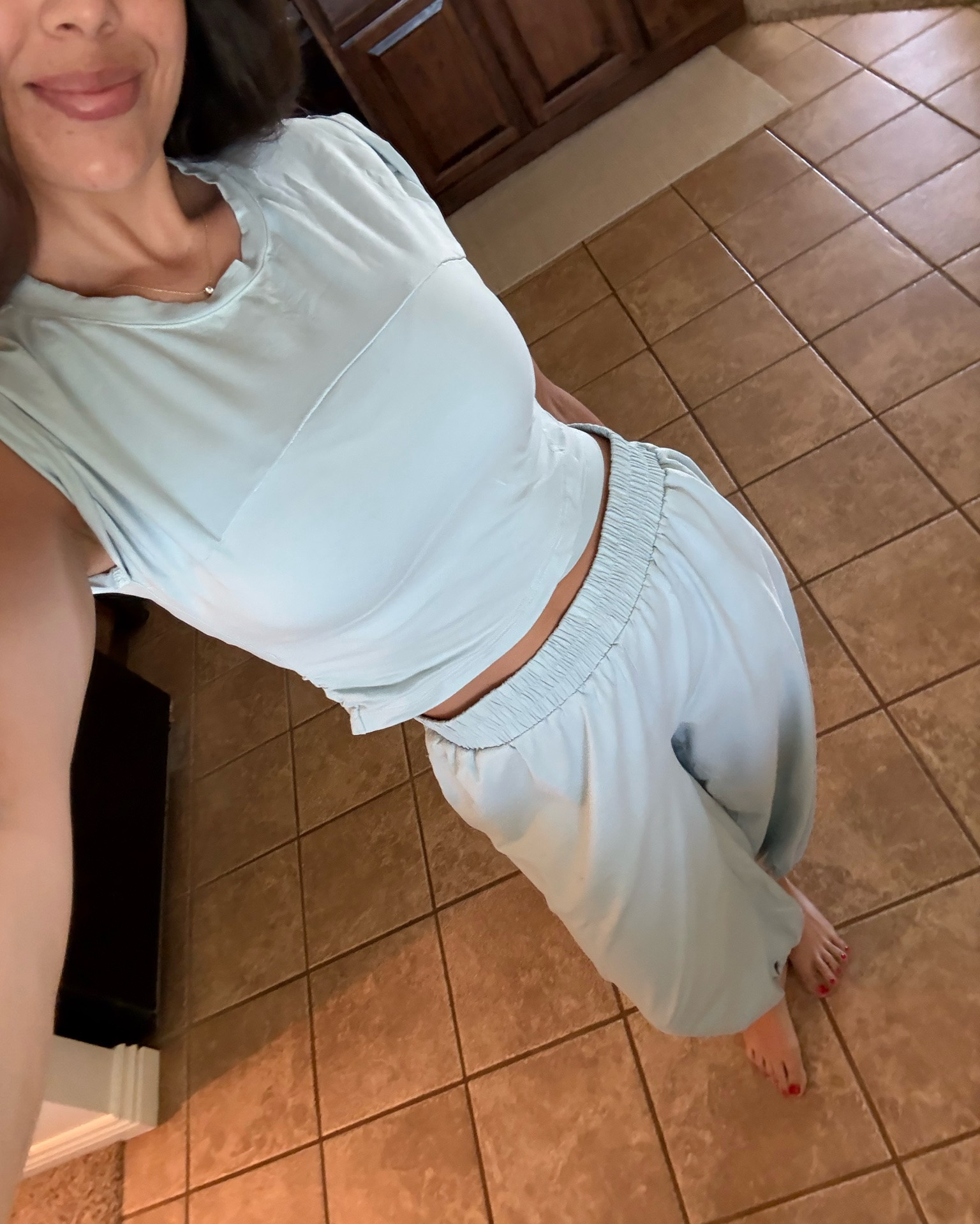 the comfiest cutest set. Super stretchy material!! Size medium

#LTKootd