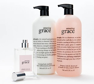 philosophy head-to-toe baby grace fragrance layering set | QVC