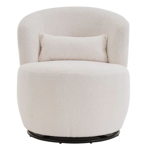 Lathaniel Upholstered Swivel Barrel Chair | Wayfair North America