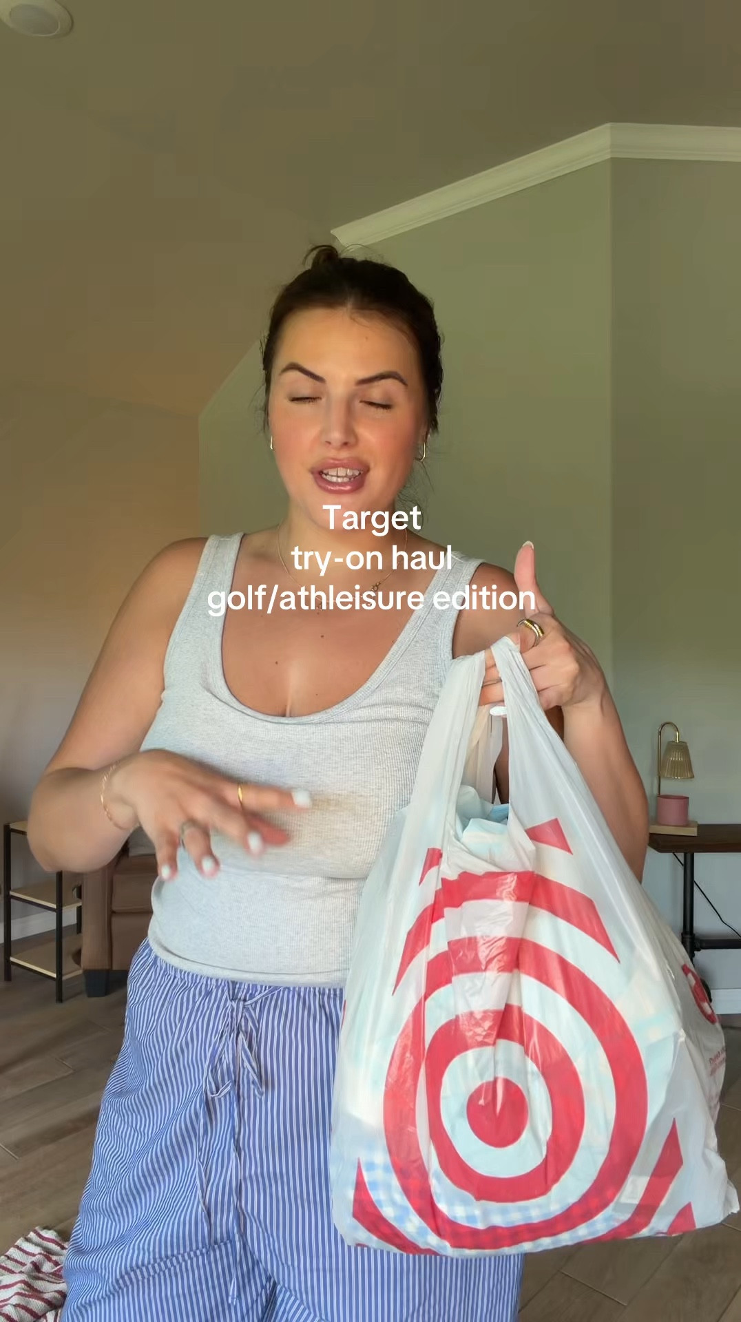 Golf try on haul!
blue dress - XL 
white tank - XXL 
gingham wrap skirt - XL 
pink skort - XL 

#LTKActive #LTKPlusSize