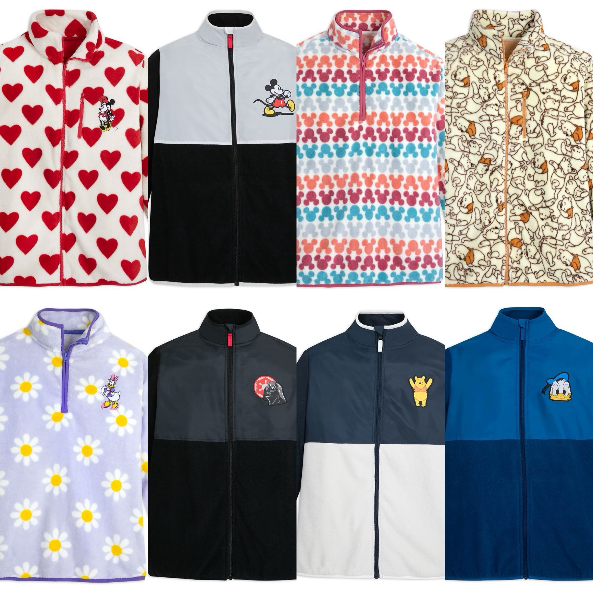 The cutest fleece jackets