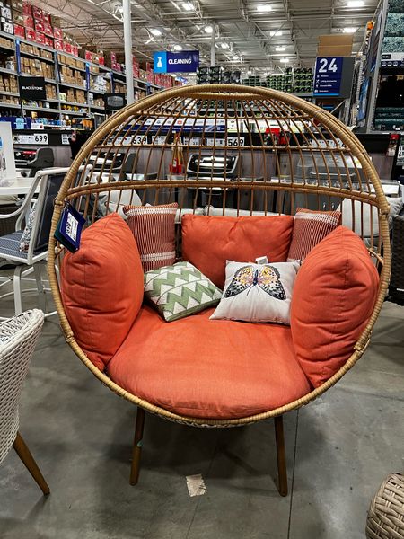 Super cute egg chair patio chair at Lowe’s!
Patio furniture, outdoor furniture, home decor 

#LTKSeasonal #LTKhome #LTKfamily
