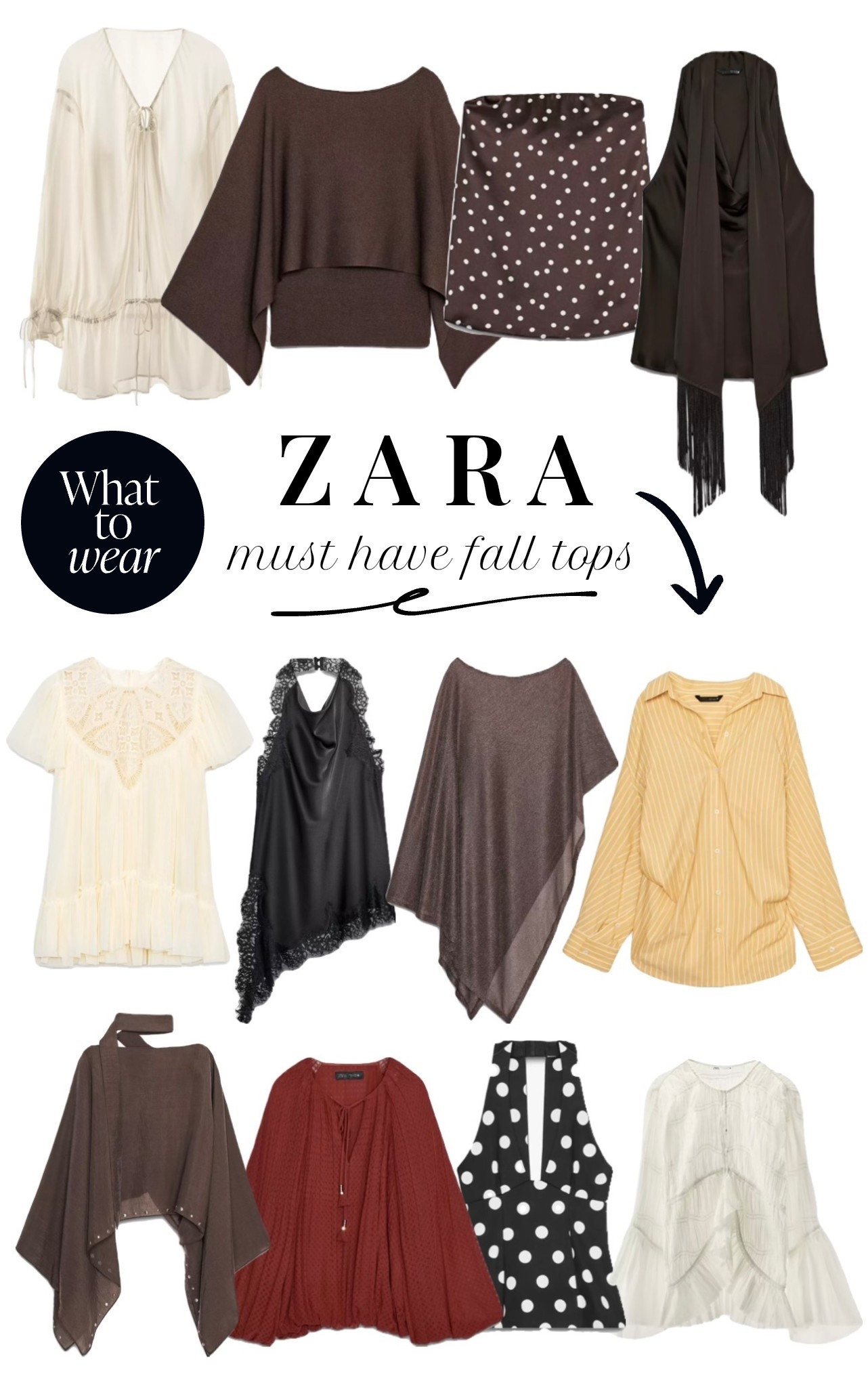 Zara must have fall tops! 🫶🏼 

Zara favorites, Zara tops, fall fashion, fall tops, fall outfits #zara #zarafashion #fallfashion

#LTKautumn #LTKStyleTip