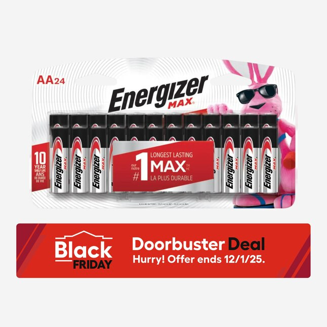Energizer MAX Alkaline AA Batteries ( 24 -Pack) | Lowe's