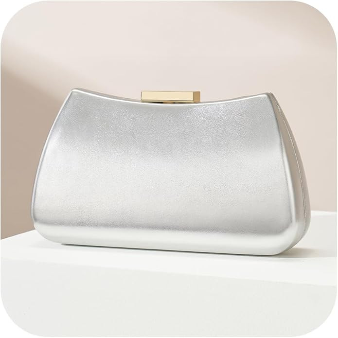 Dressy Clutch Purses for Women Formal PU Leather Bags Evening Clutch Handbag for Weddings, Proms,... | Amazon (US)