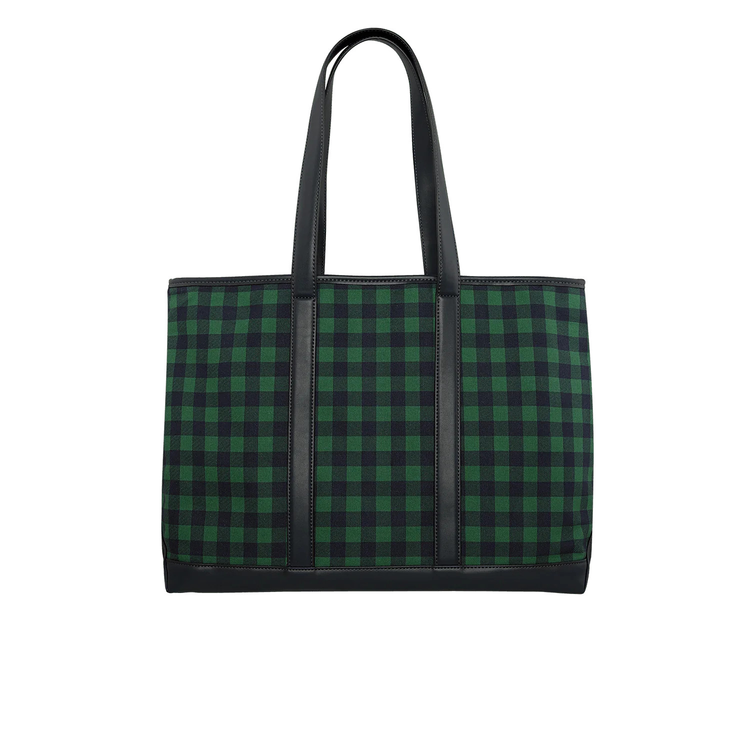Emerald Gingham Canvas Tote Bag - Customizable | Stoney Clover Lane | Stoney Clover Lane