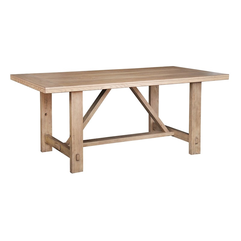 Honeybloom Massena Natural Wood Dining Table, 72" | At Home