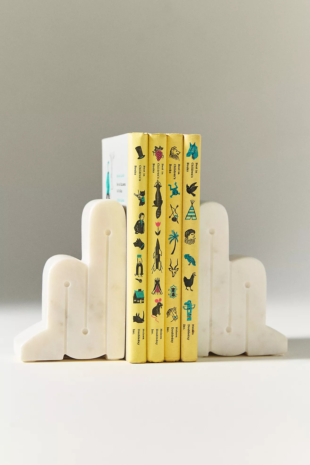 Marble Serica Bookends | Anthropologie (US)