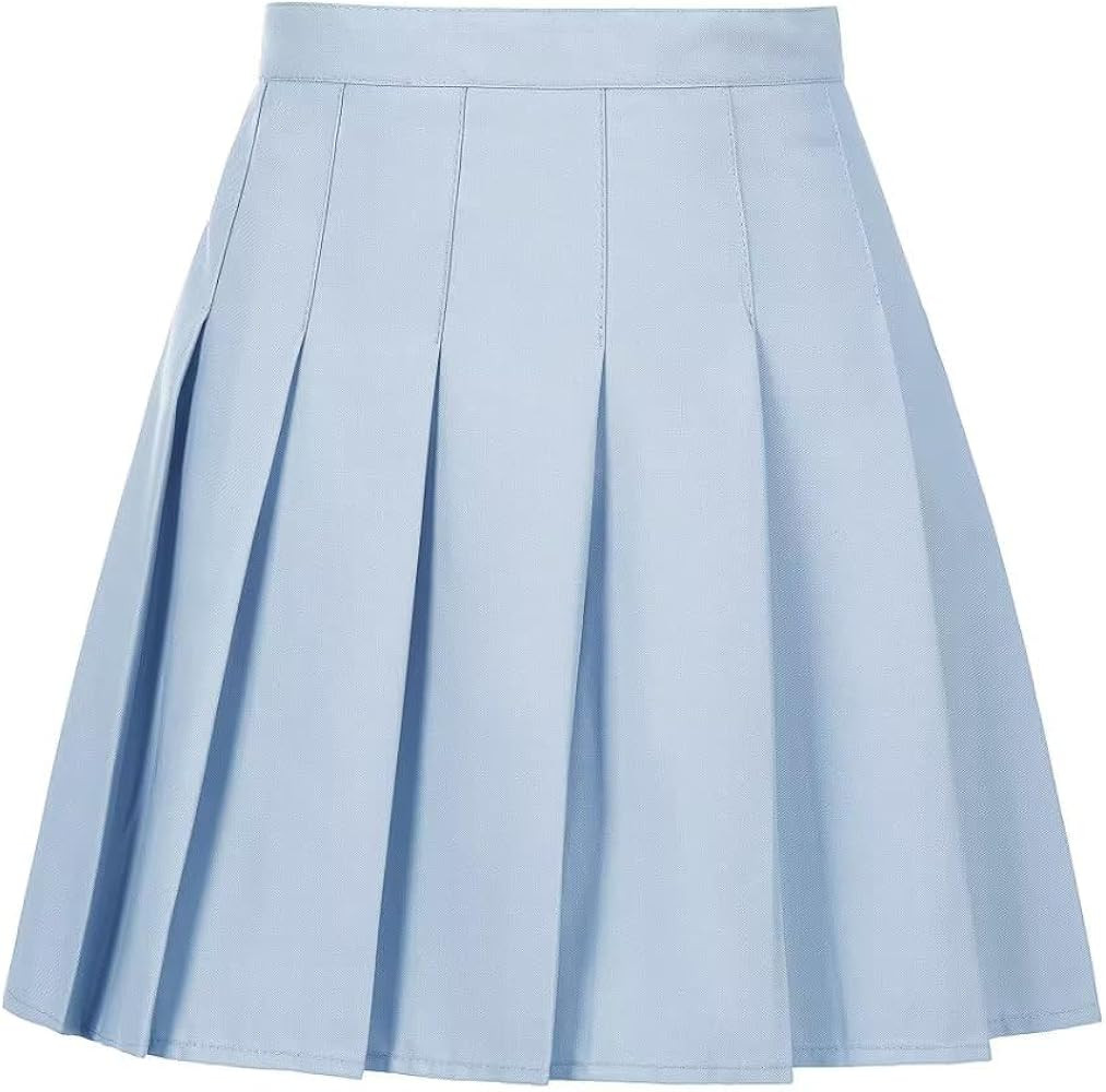 Womens Girls Pleated Tennis Skirts High Waisted A-line Skirt School Uniform Athletic Golf Skorts ... | Amazon (US)