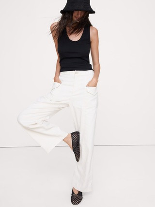 Woven Ballet Flats | Banana Republic (US)