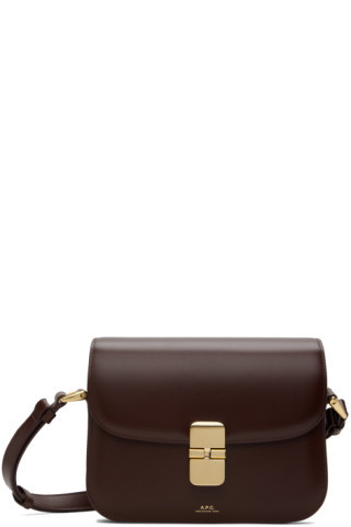 A.P.C.
                     
                    Burgundy Grace Small Bag | SSENSE