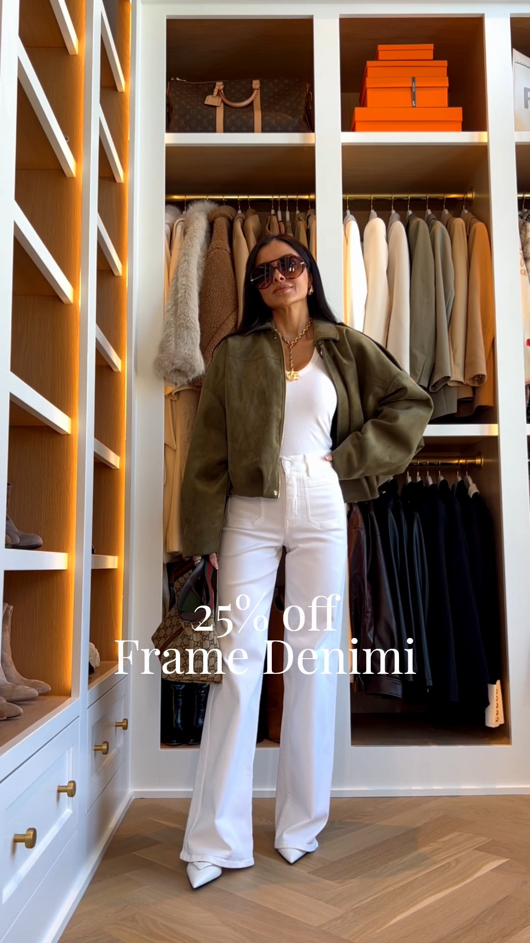 Bloomingdale’s summer sale
Save 25% off my frame white jeans
This high waisted, wide leg pair flatters every body type

#LTKSaleAlert #LTKOver40 #LTKootd