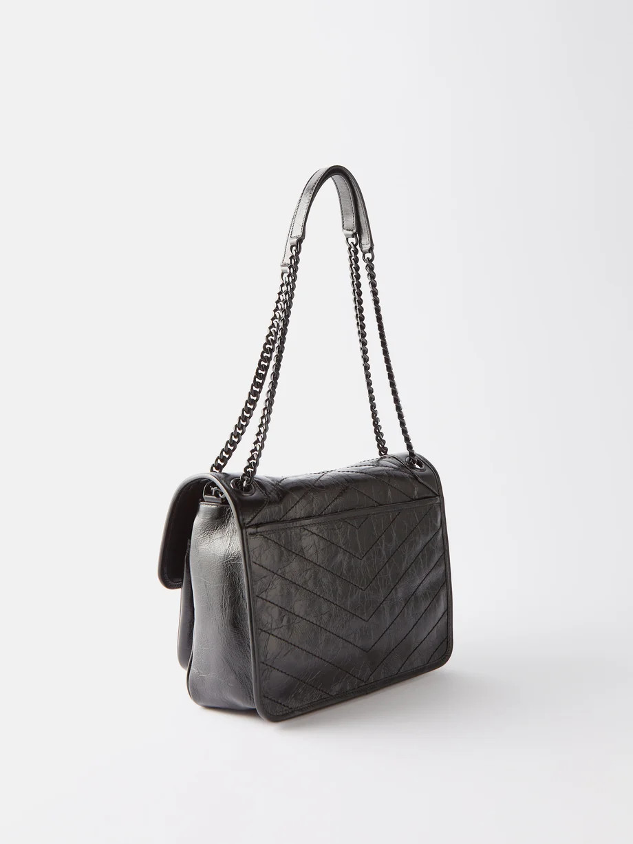 Niki medium YSL-plaque leather shoulder bag | Matches (UK)