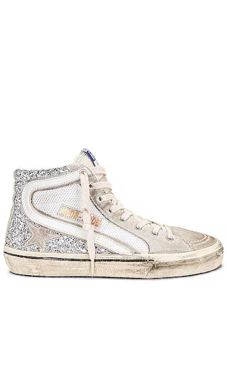 Slide Sneaker in Silver, White, & Marble | Revolve Clothing (Global)