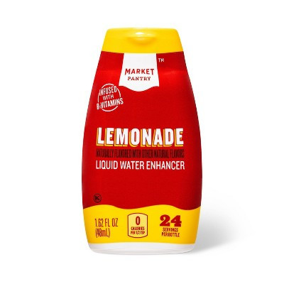 Lemonade Liquid Water Enhancer Drops - 1.62 fl oz - Market Pantry™ | Target