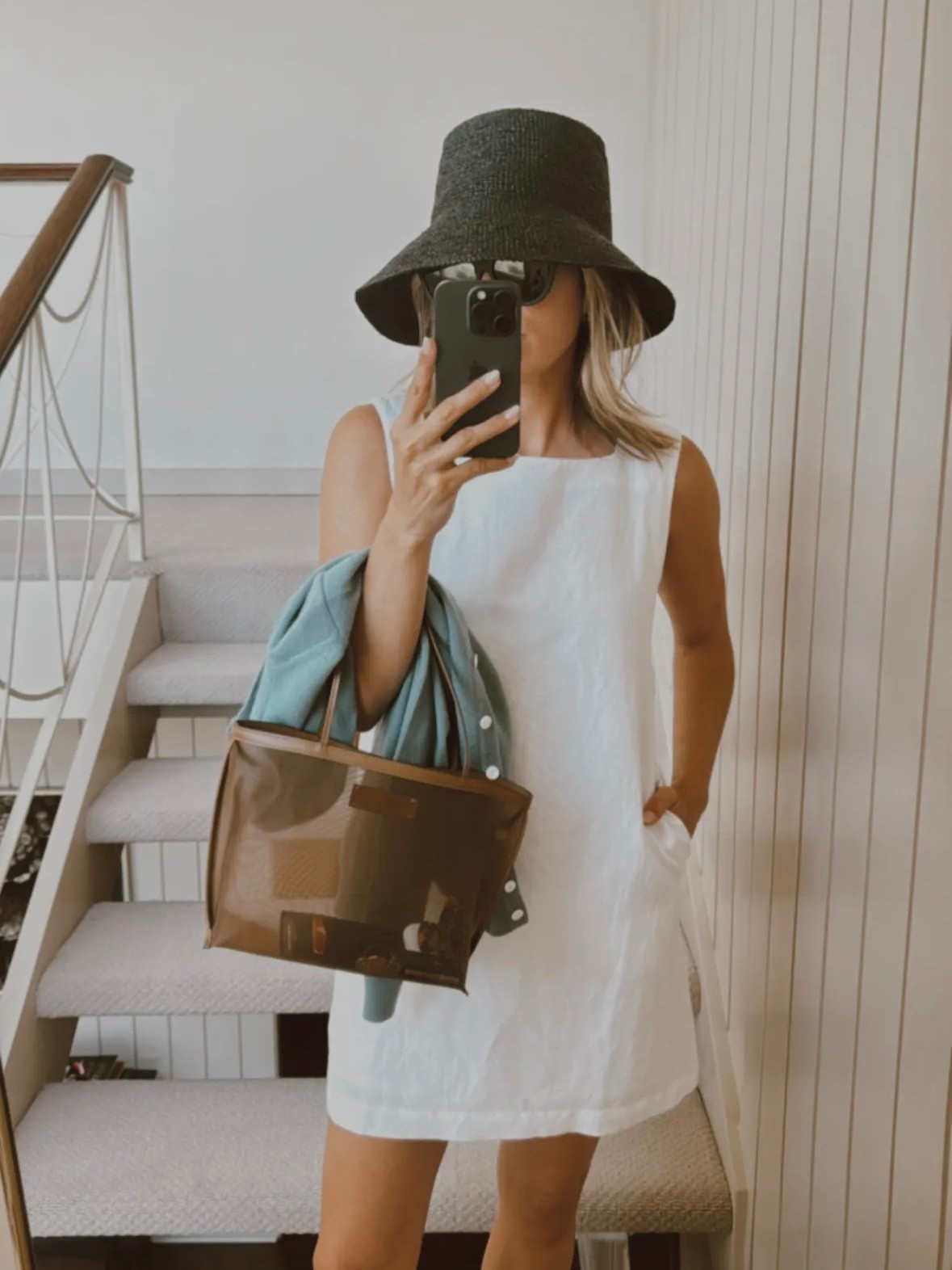 Summer OOTD! My mesh bag by Tory Burch is on sale and it really does elevate every outfit. 

#LTKStyleTip #LTKSeasonal