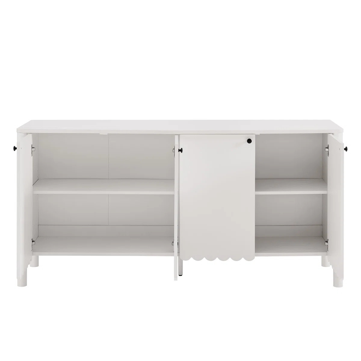 Emmeline 66" 4-Door Scalloped Sideboard Cabinet | Wayfair North America
