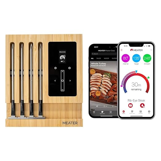 MEATER Block: WiFi Smart Wireless Meat Thermometer | 4 Probes, Long Range | Perfect for BBQ, Oven... | Amazon (US)