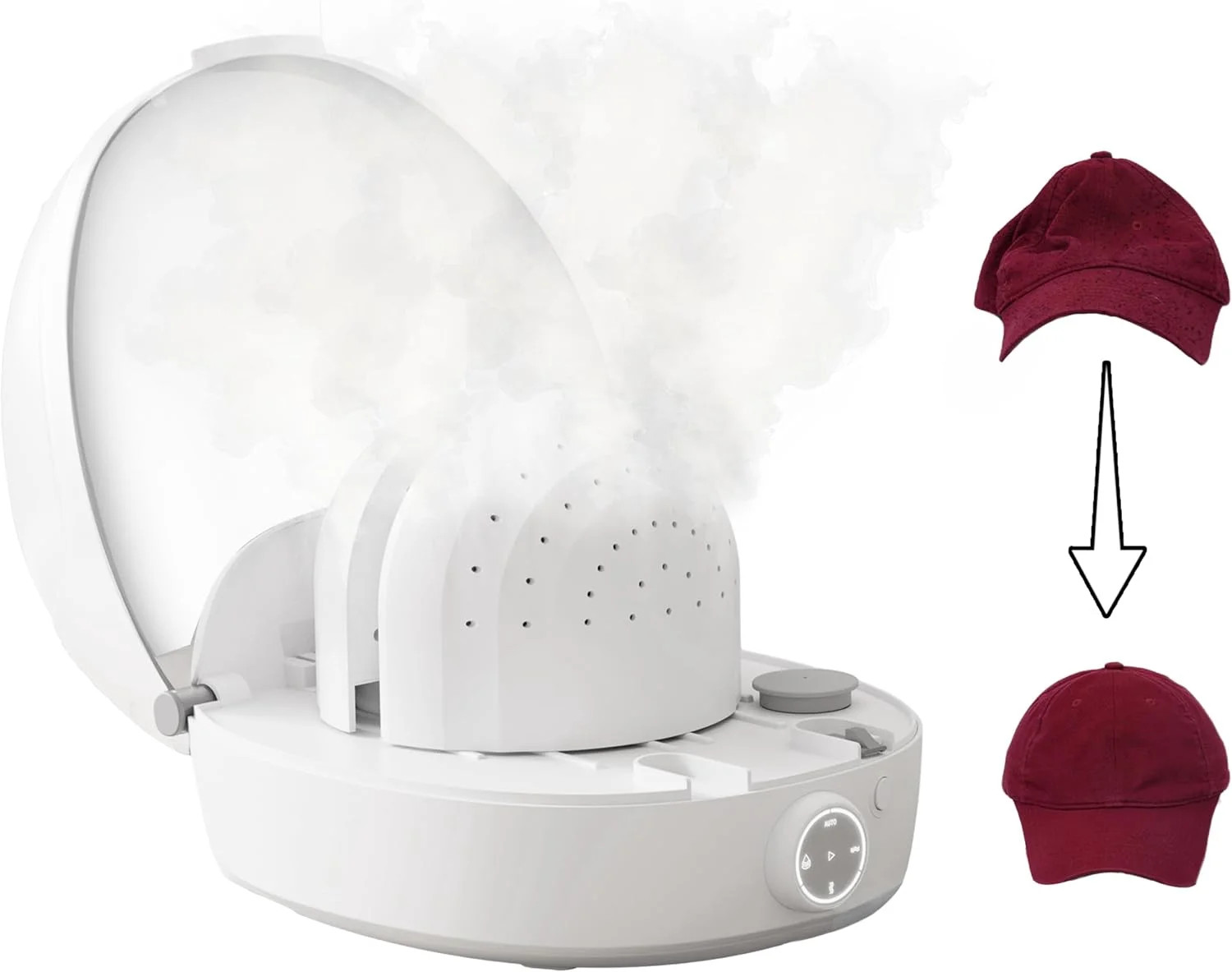 Automatic Hat Care Machine With Steam Cleaning Ironing Drying For Baseball Caps Bucket Hats Home ... | Walmart (US)