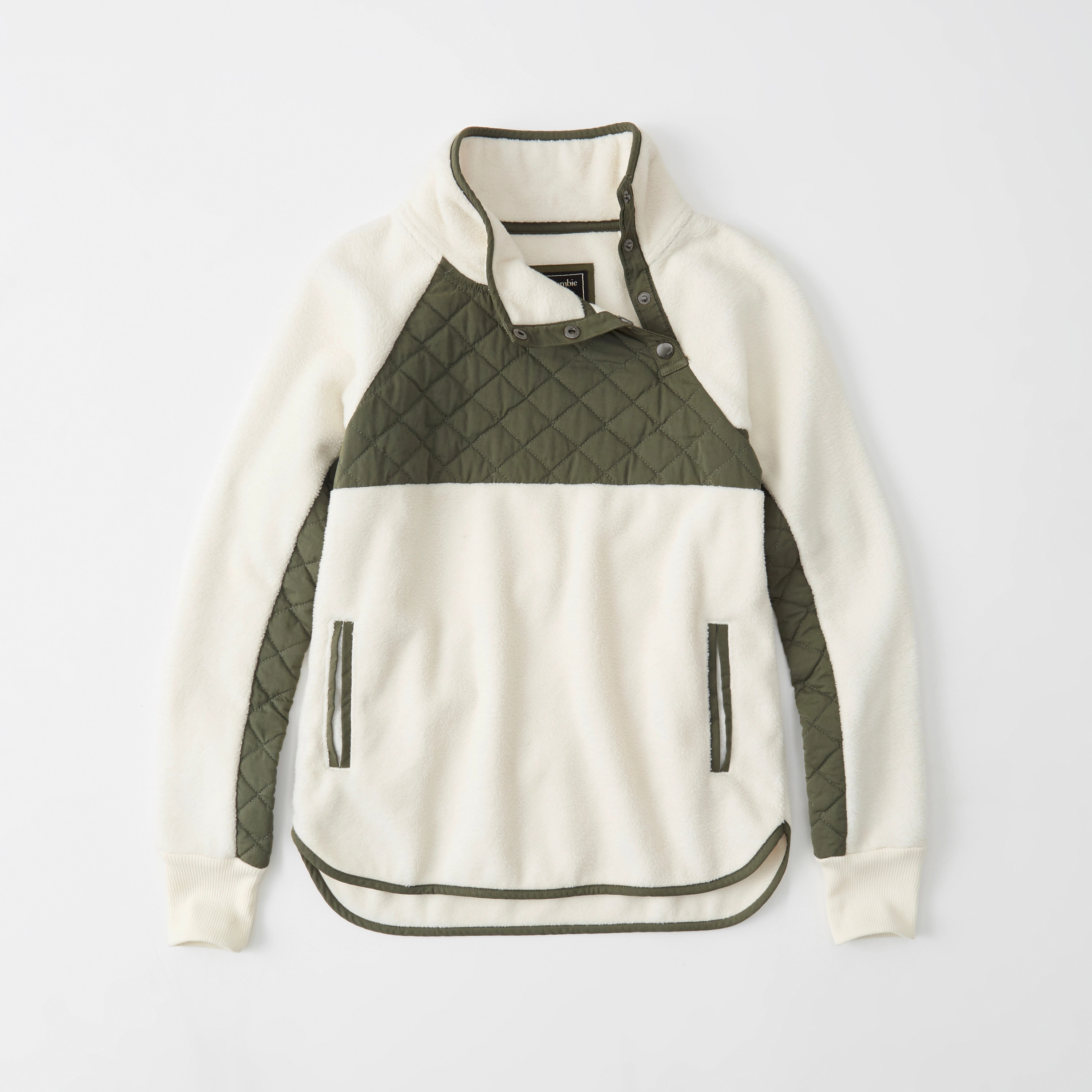 Asymmetrical Snap-Up Fleece | Abercrombie & Fitch (US)