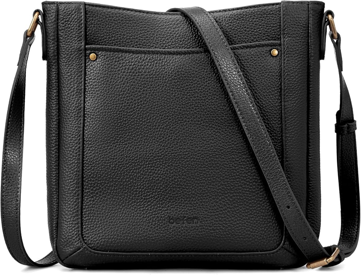 befen Genuine Leather Small Crossbody Bags for Women, Womens Cross Body Shoulder Purse Handbags w... | Amazon (US)