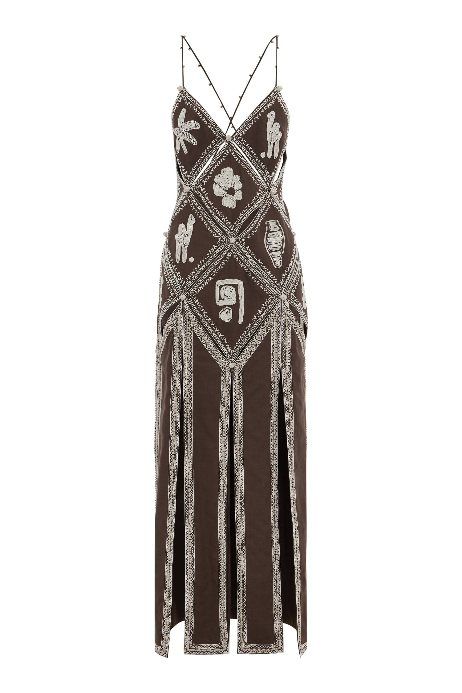 LEANDRA CORDED SLIP MIDI DRESS | Alemais (AU, US, UK)