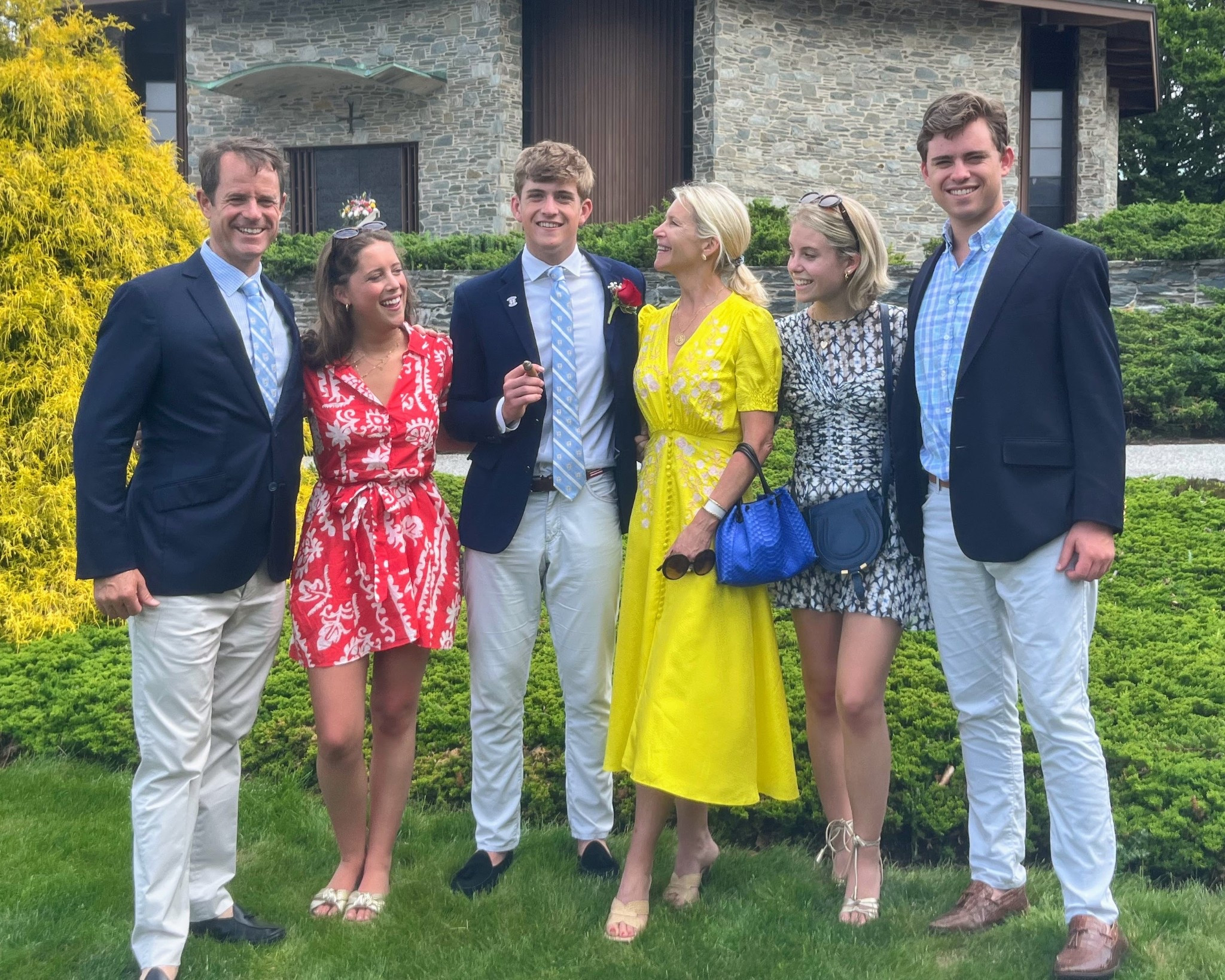 Family photo from last year.  Showing this dress by Saloni that totally gives Kate Middleton vibes 

#LTKStyleTip #LTKSaleAlert #LTKOver40