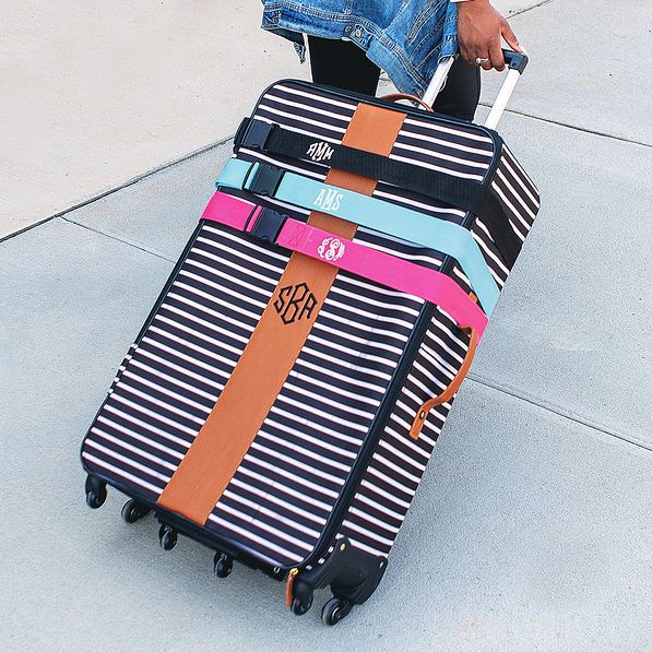 Monogrammed Luggage Strap | Marleylilly