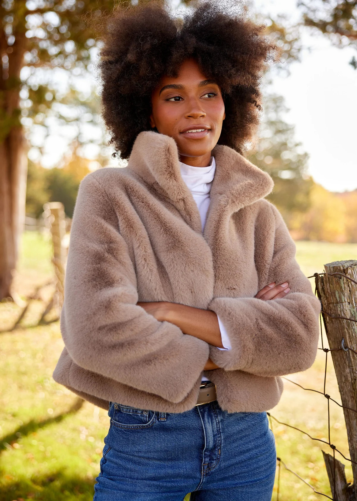 The Faux Fur Jacket | Alice Walk