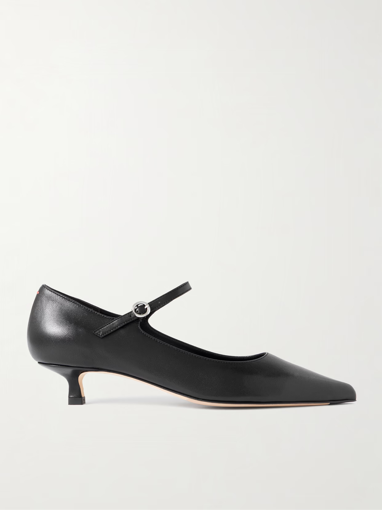 Aeyde - Polina Leather Pumps - Black | NET-A-PORTER (US)