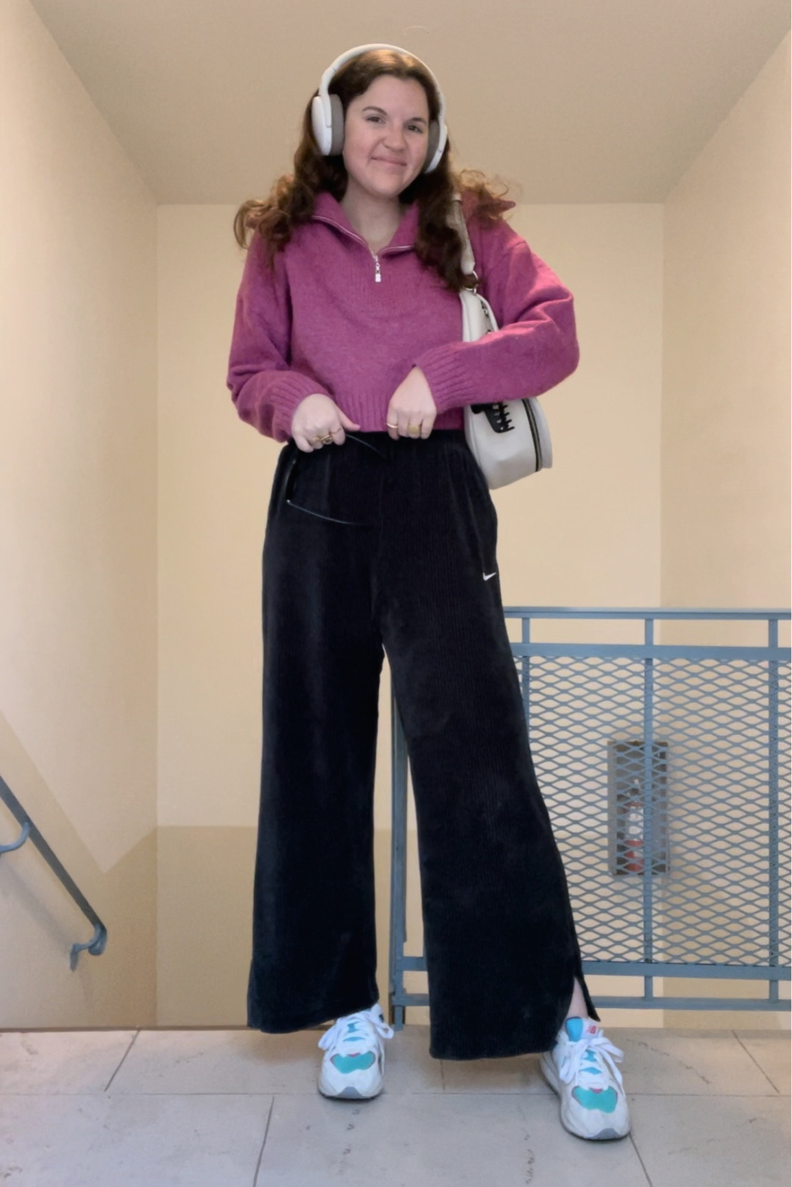 Shopbop fall / winter, casual outfit, comfy clothes, loungewear, pink / fuchsia En Saison Colmar Sweater, Sportswear Velour High Waist Pants NIKE, Nordstrom / asos, sweatpants, Proenza Schouler White Label Stanton sling crossbody bag, Fanny pack, urban outfitters sunglasses, gold jewelry, Amazon, rings, 10 Colors Hair Claw Clips 4 Inch Matte Nonslip Large Hair Clips For Women Thick and Thin Hair Large Strong Hold Claw Clips For Thick Hair Strong Hold Hair Accessories for Women Trendy Jaw Hair Clips, Amazon, under $10, new balance sneakers, fitness headphones, on sale now, Sennheiser HD 350BT Bluetooth 5.0 Wireless Headphone - 30-Hour Battery Life, USB-C Fast Charging, Virtual Assistant Button, Foldable - White

#LTKunder100 #LTKstyletip #LTKunder50
