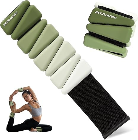 Ankle Weights for Women Wrist Weights Set of 2 (1 lb/2 lbs Each) Adjustable Arm Leg Weight for Wo... | Amazon (US)