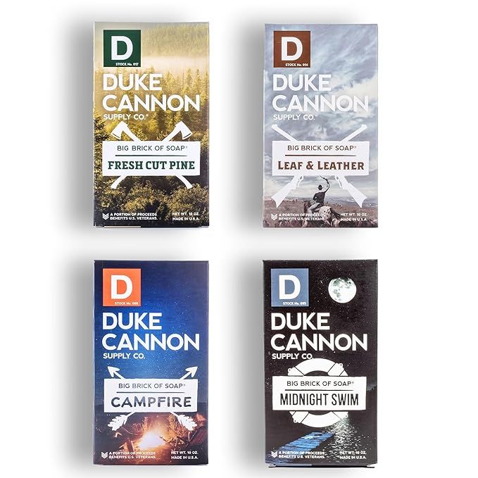 Duke Cannon Supply Co. Big Brick of Soap Bar Variety-Pack - Extra Large, Masculine Scents, 10 oz ... | Amazon (US)