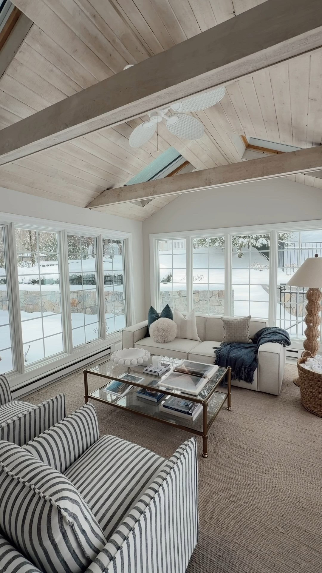 Snow day in our sunroom! Here’s some links to my fave furniture in here. 

#LTKHome #LTKSeasonal