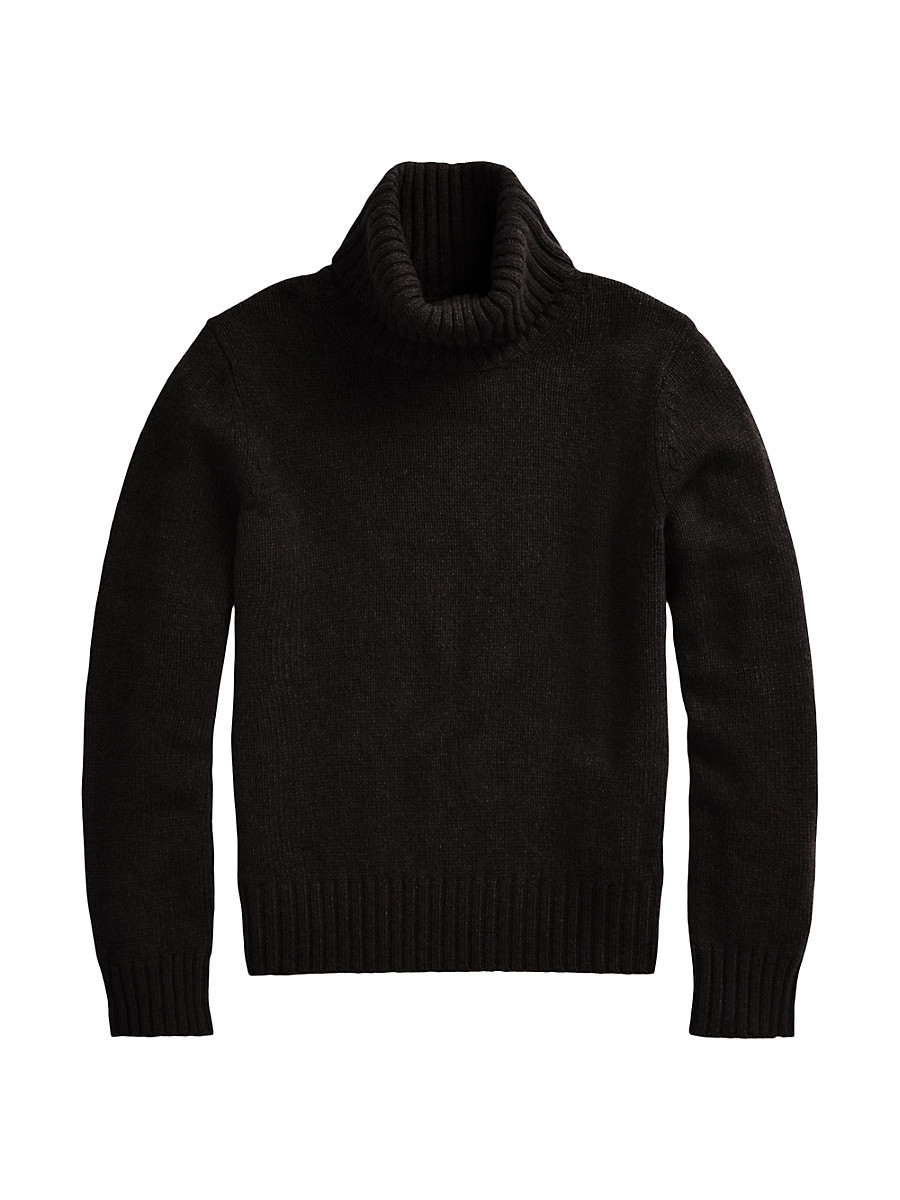 Women's Wool Turtleneck Sweater - Polo Black - Size XL | Saks Fifth Avenue