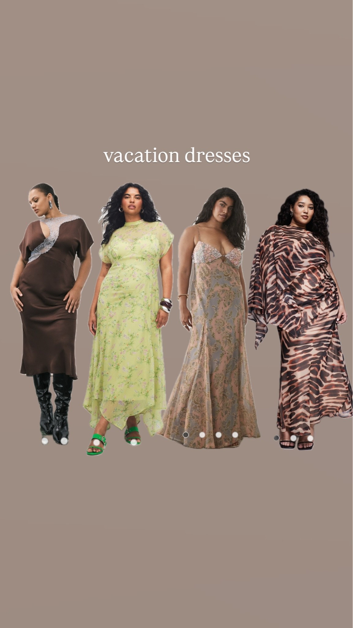 Vacation / wedding guest dresses from ASOS

#LTKPlusSize #LTKBump #LTKMidsize