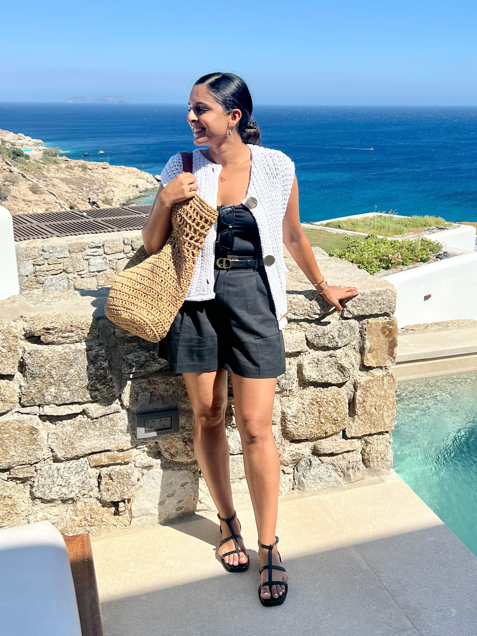 The most flattering shorts - highly recommend!
Chunky knit vest is from Zara. 



#LTKTravel #LTKStyleTip #LTKSaleAlert