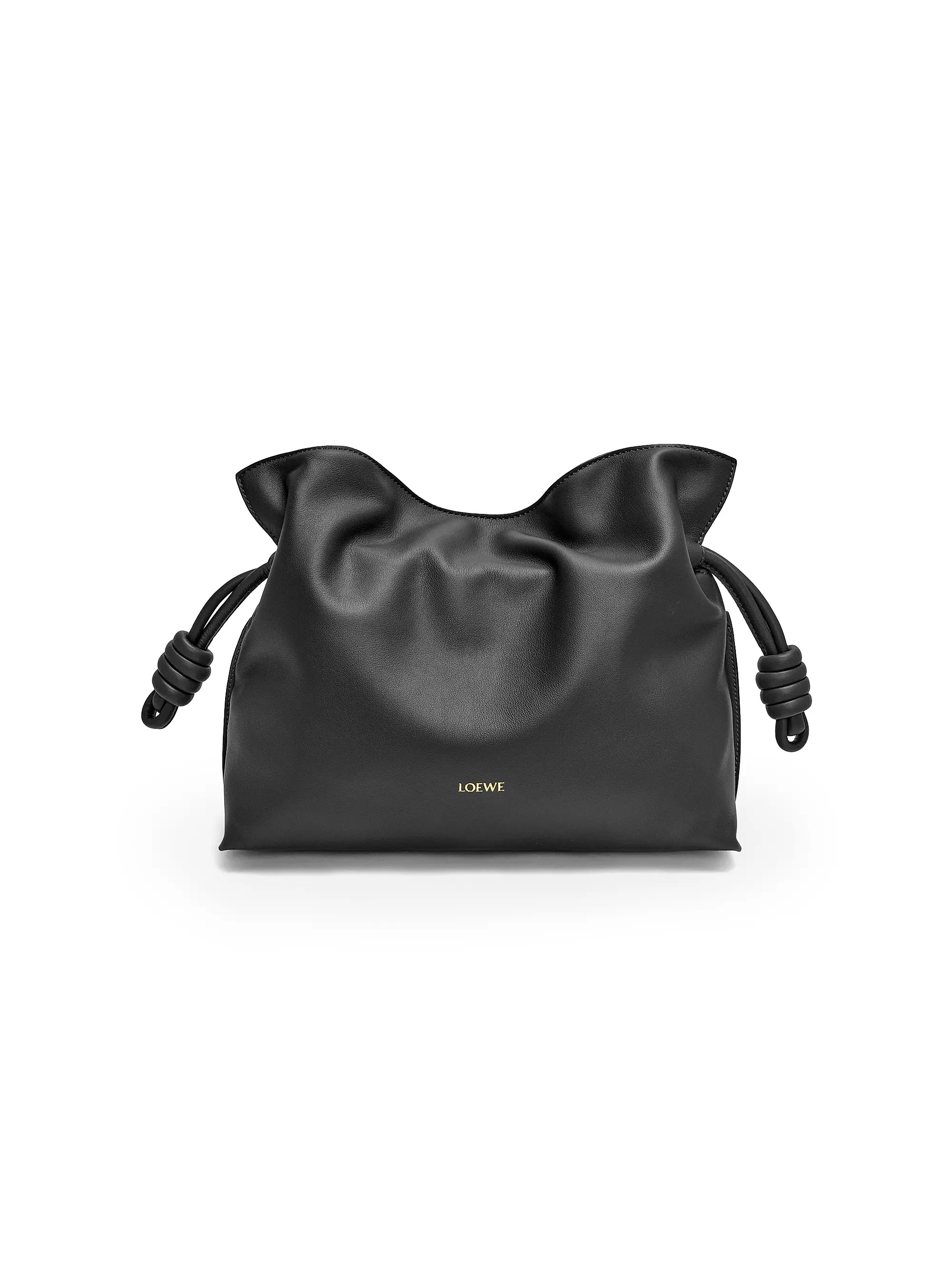 Flamenco Drawstring Smooth Leather Clutch | Saks Fifth Avenue