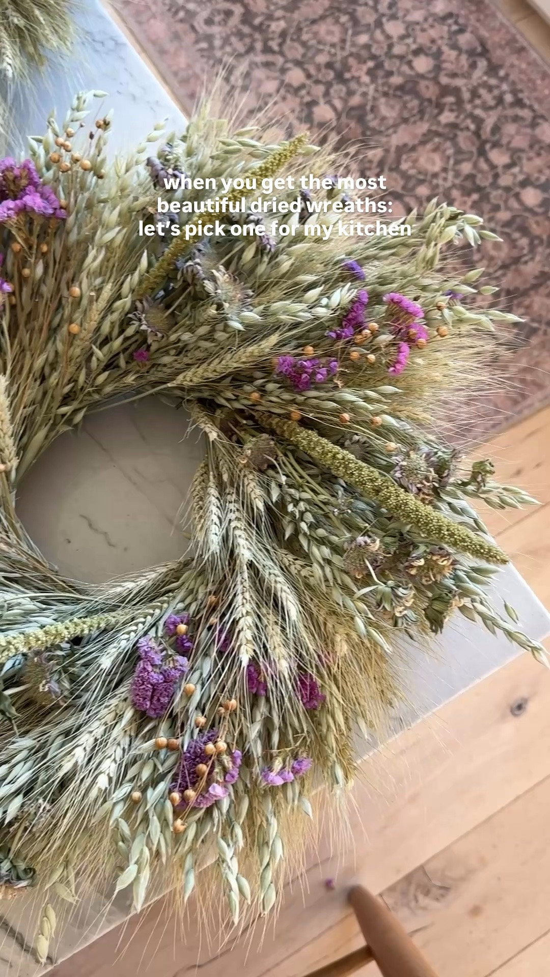 when you get new dried wreaths: let’s pick one for my kitchen🌾

Spring home decor

#LTKSeasonal #LTKHome