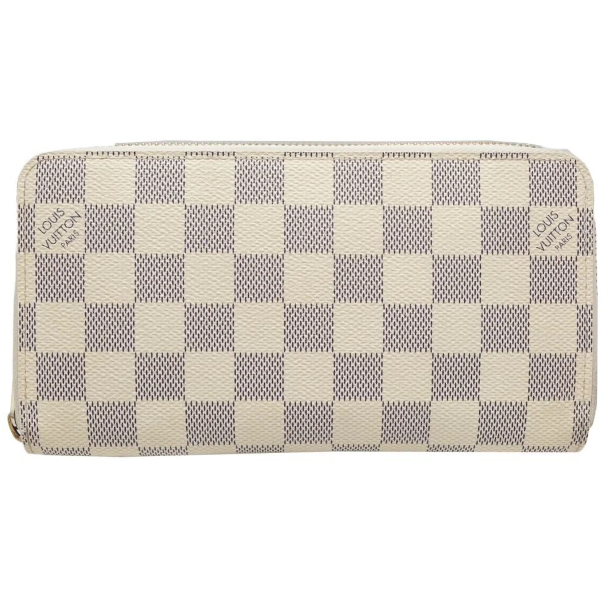 Pre-Owned LOUIS VUITTON Damier Azur Zippy Wallet M60019 Long 180046 (Good) | Walmart (US)