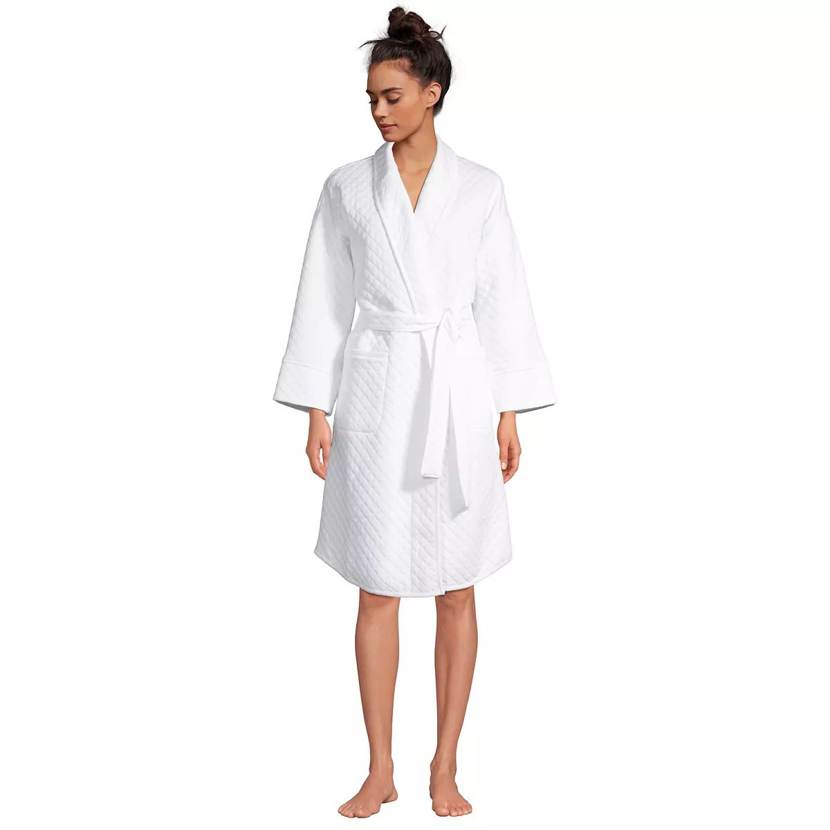 Women's Lands' End Quilted Robe | Kohl's