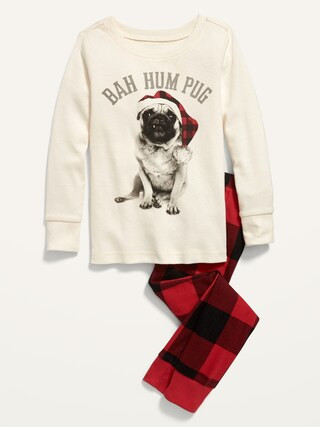 Holiday Graphic Pajama Set for Toddler & Baby | Old Navy (CA)