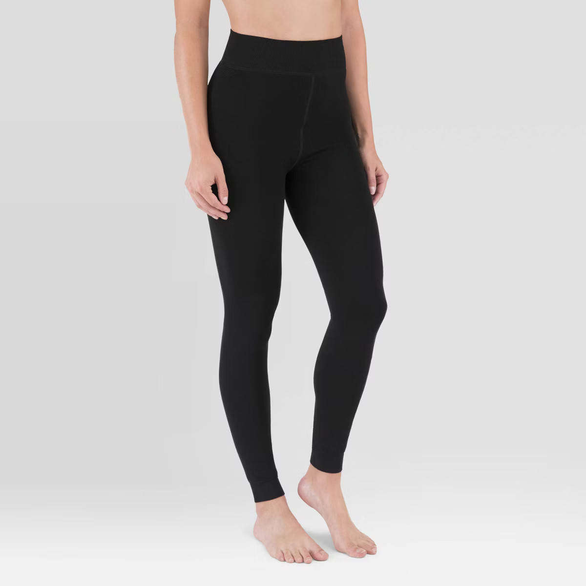 Wander by Hottotties Women's Velvet Lined Thermal Leggings - Black M | Target