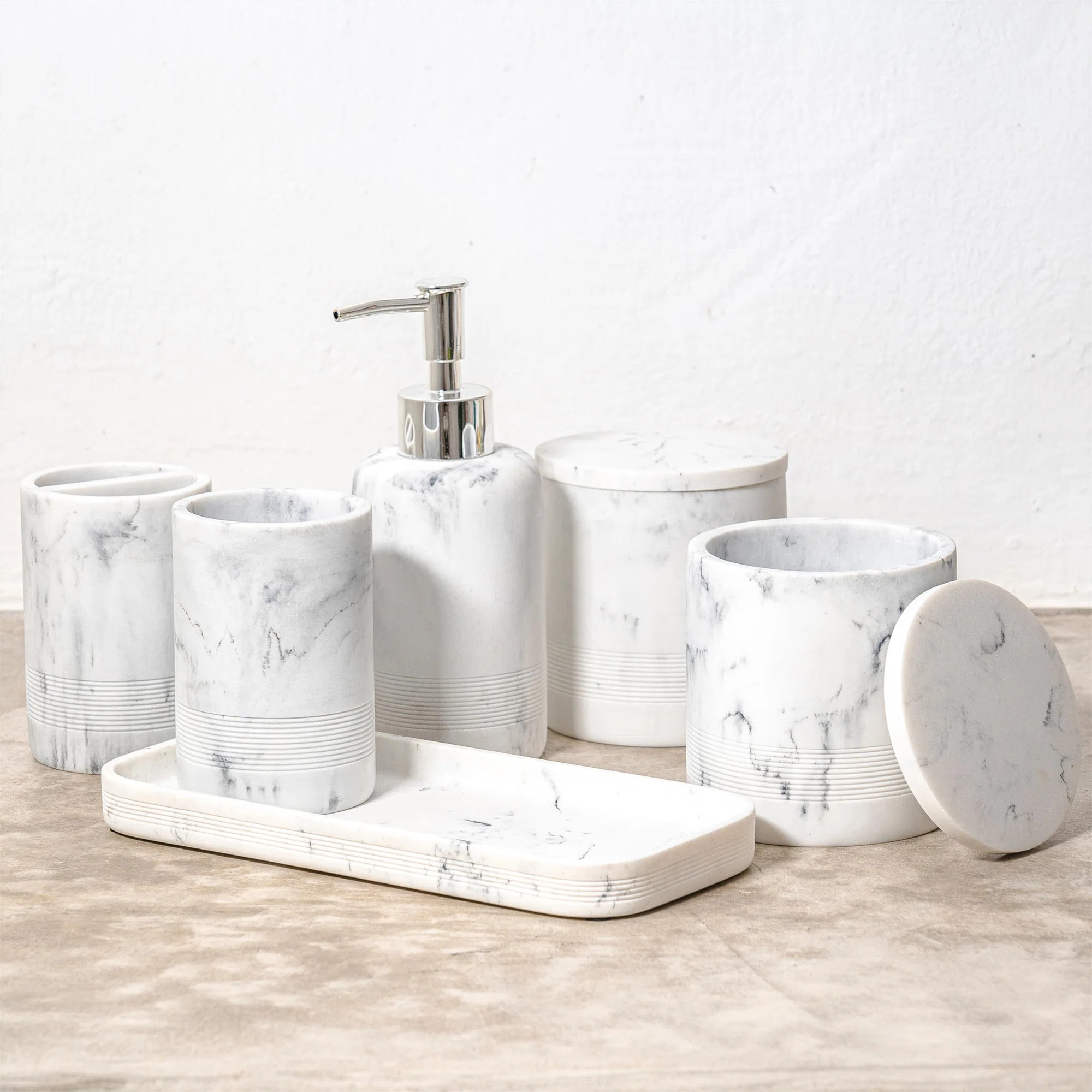 Ceejai Bathroom Accessory Set | Wayfair UK