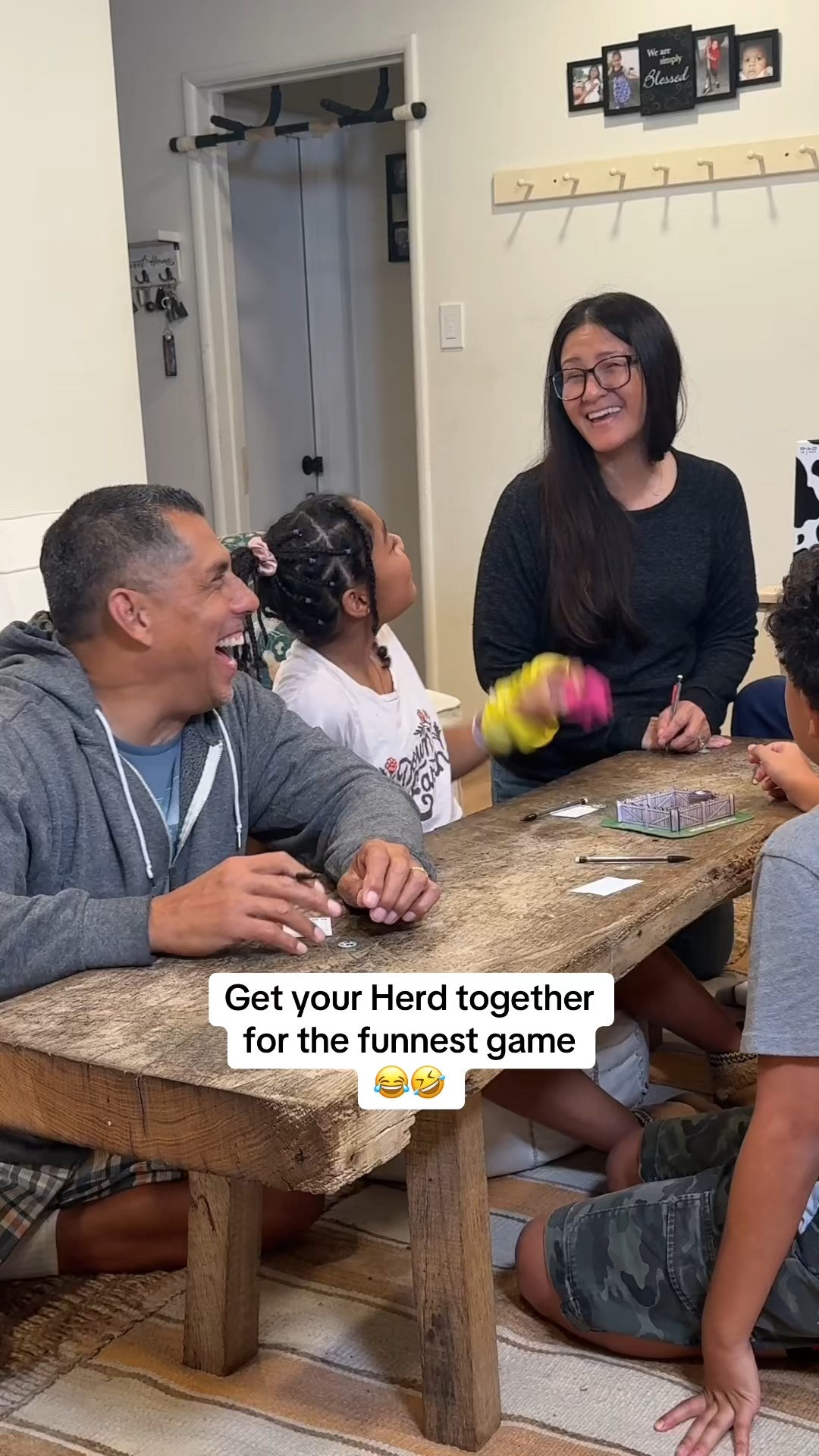 Turns out Herd Mentality exposes the real truth about our family…we can all think alike… except one of us. 😂🐮

Every round is chaos, laughter, and at least one “Wait… WHAT?!” moment. This game gets everyone hooked fast and yes, the pink cow has found its forever home with us.

If your family loves fast, funny, “how did you not think of that?!” games, Herd Mentality is a must for your next game night!

#familyfun #gamenight #familygames #familygamenight 

#LTKmomlife #LTKGiftGuide #LTKKids