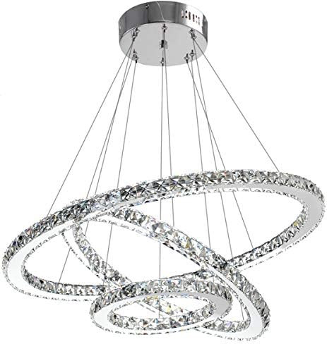 ANTILISHA Modern Crystal Chandelier Lighting Ceiling Dining Room Living Room Chandeliers Contempo... | Amazon (US)