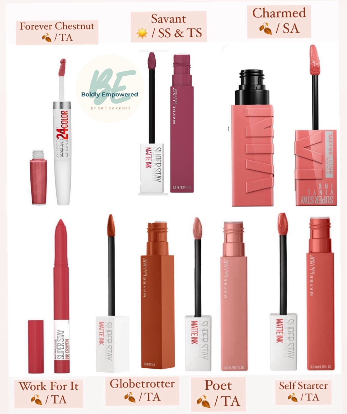 Verified drugstore lip colors

#trueautumn
#softsummer
#truesummer
#softautumn
#hocautumn
#hocsummer

** updating prior post with correct item for Savant**

#LTKBeauty #LTKSummerSales