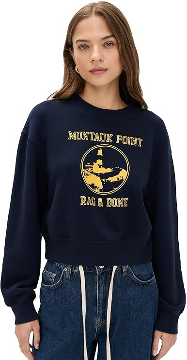 rag & bone Women's Montauk Sweatshirt | Amazon (US)